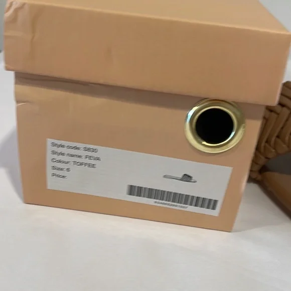 BILLINI | FEVA WOVEN SLIDES SANDALS | CHOCOLATE BROWN - Picture 7 of 8